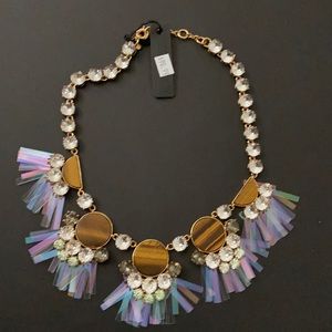 J Crew fashion necklace; 17” long. NEW